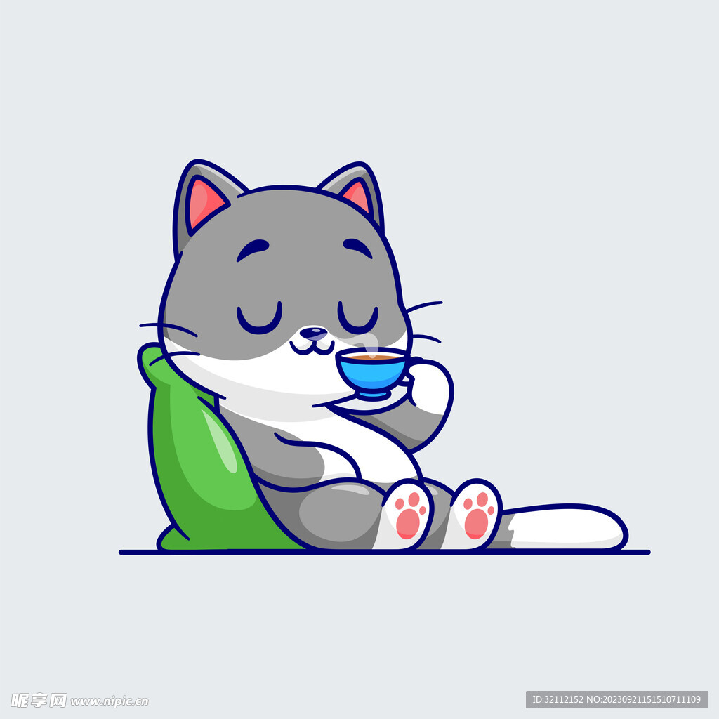 小猫钓鱼设计图__动漫人物_动漫动画_设计图库_昵图网nipic.com