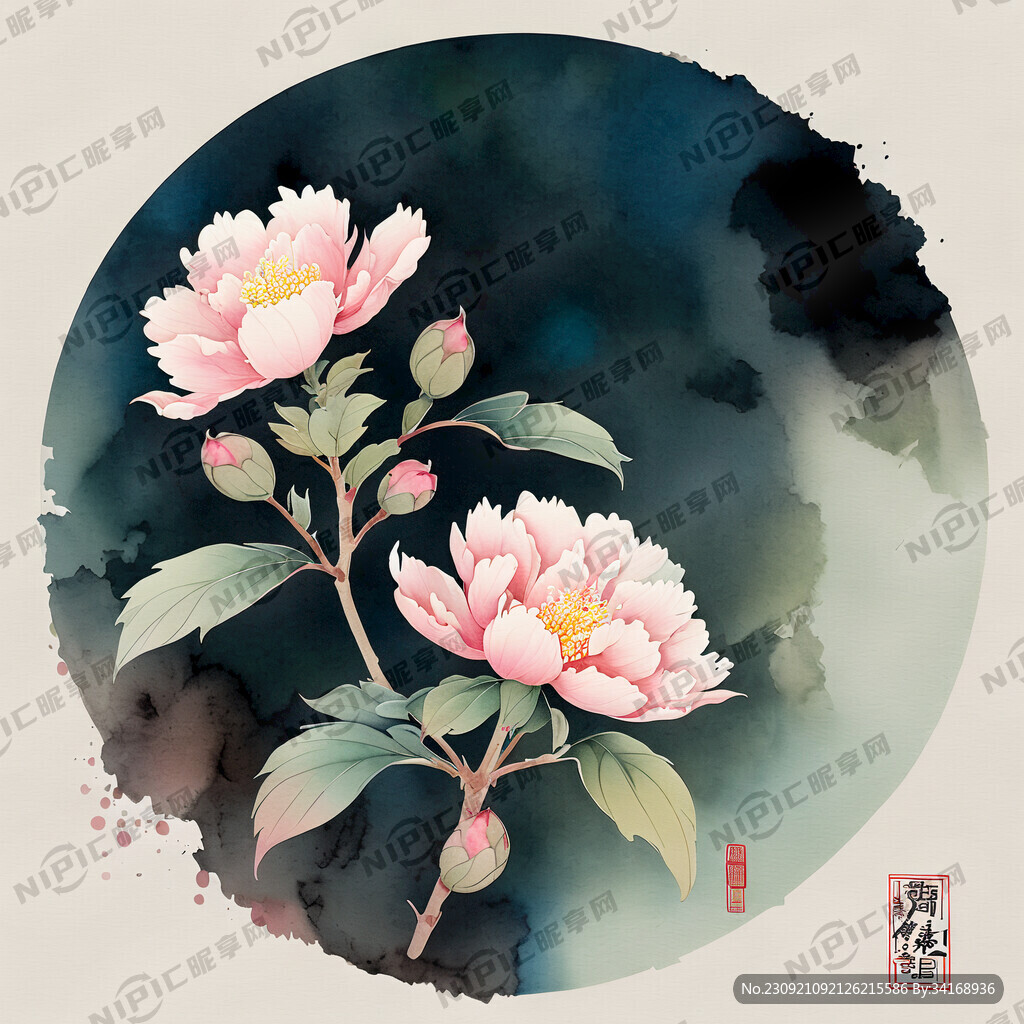 水彩彩绘 植物花卉 包装设计