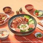 烤鸭饭套餐