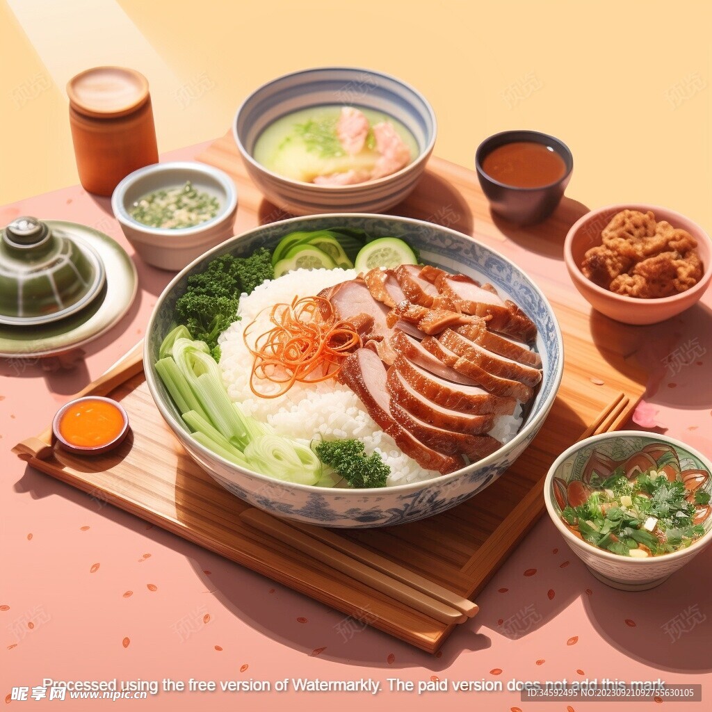烤鸭饭