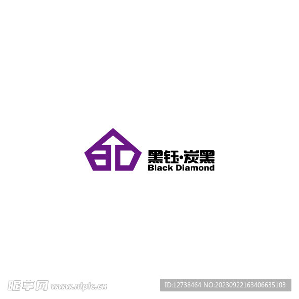 黑钰·炭黑logo