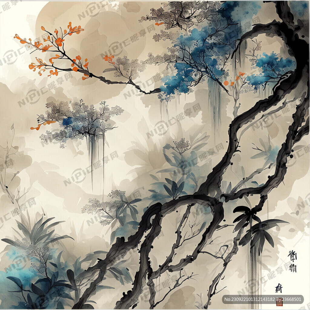 中国风墙纸图案