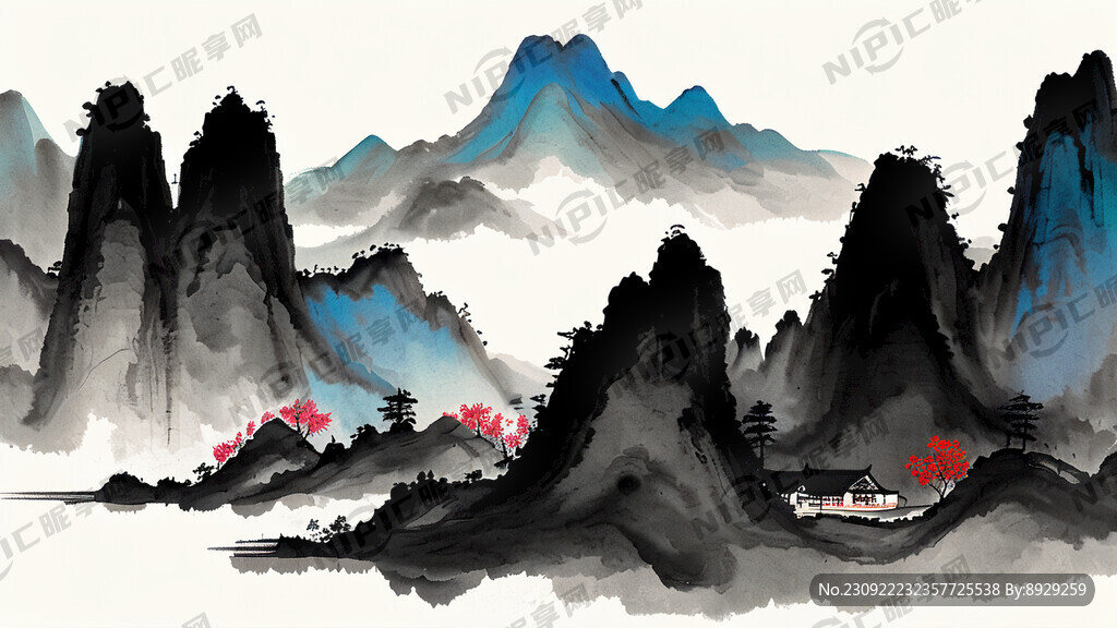 山景国画