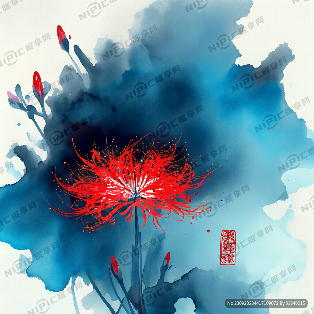 彼岸花 晶莹剔透 梦幻