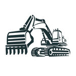 挖掘机矢量