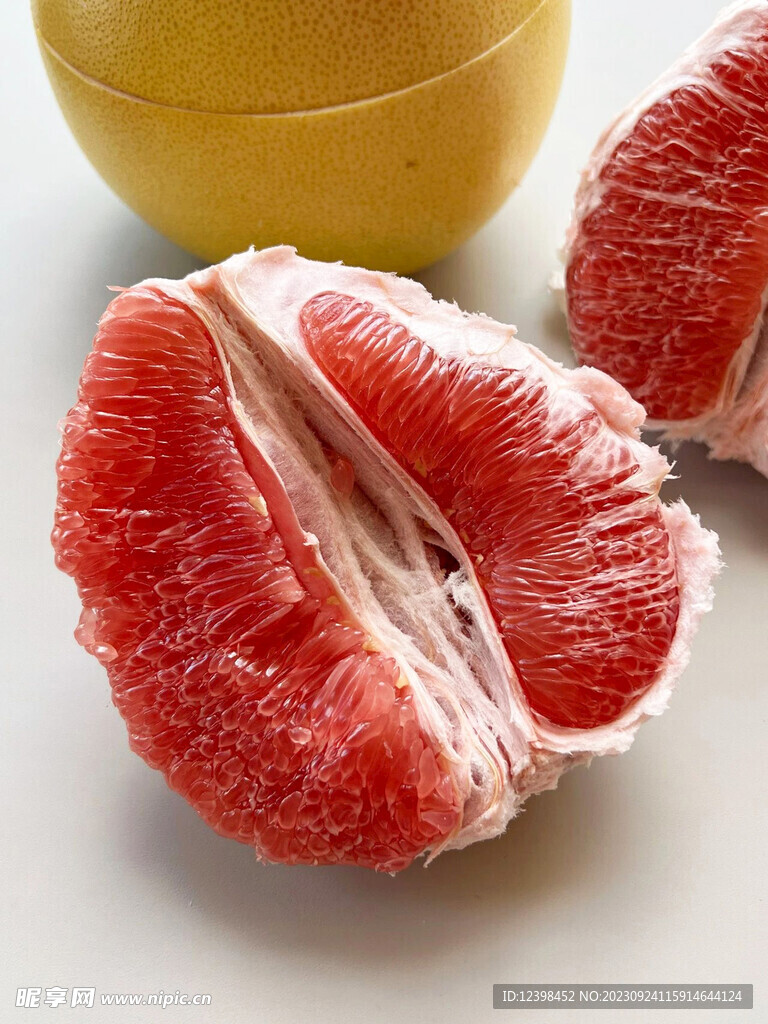 红心柚摄影图__水果_生物世界_摄影图库_昵图网