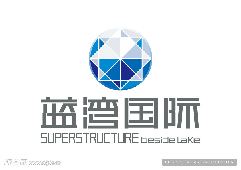 蓝湾国际 LOGO 标志