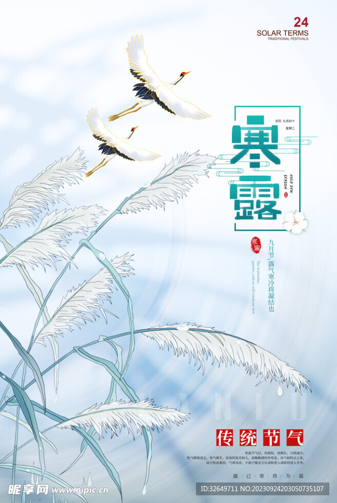 寒露海报 