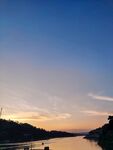夕阳东江