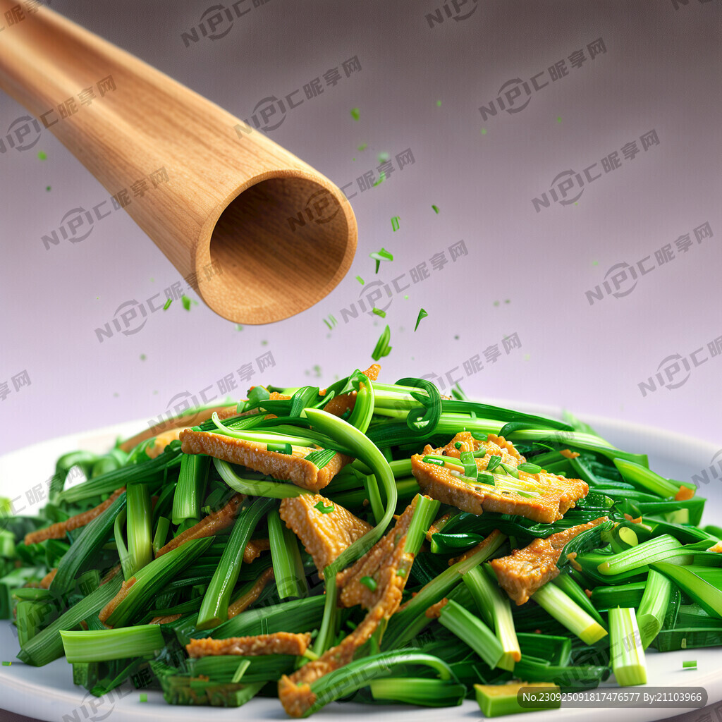 韭菜炒香干