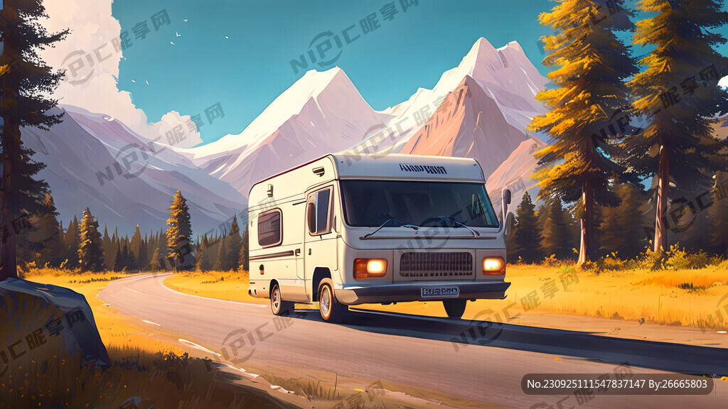 房车 自驾游 沿途风景