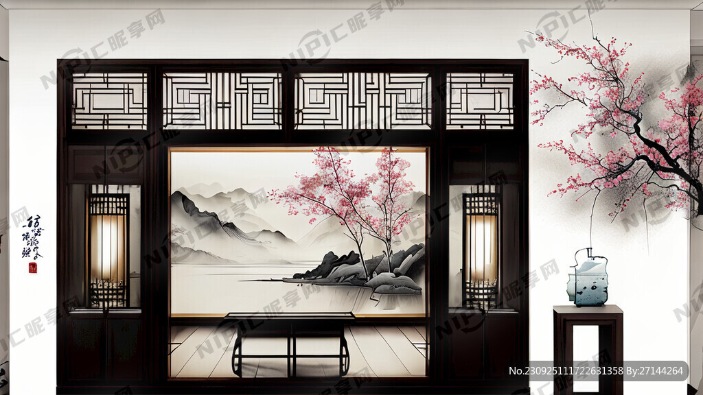 广告图 家具店 中国风