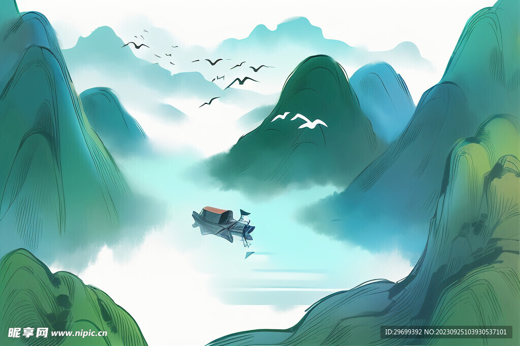山水画