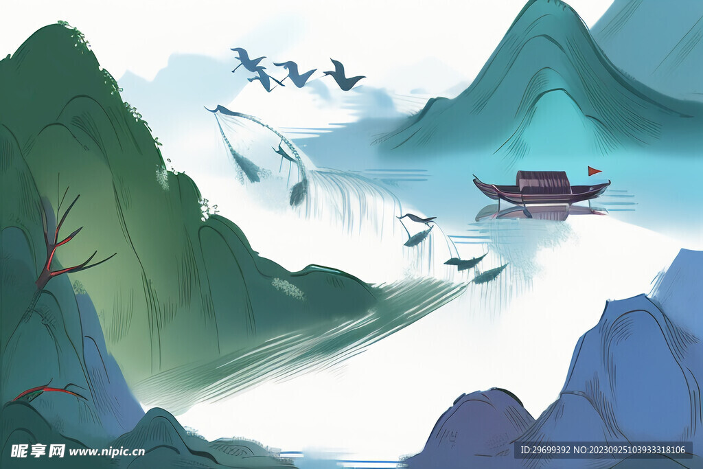 山水画