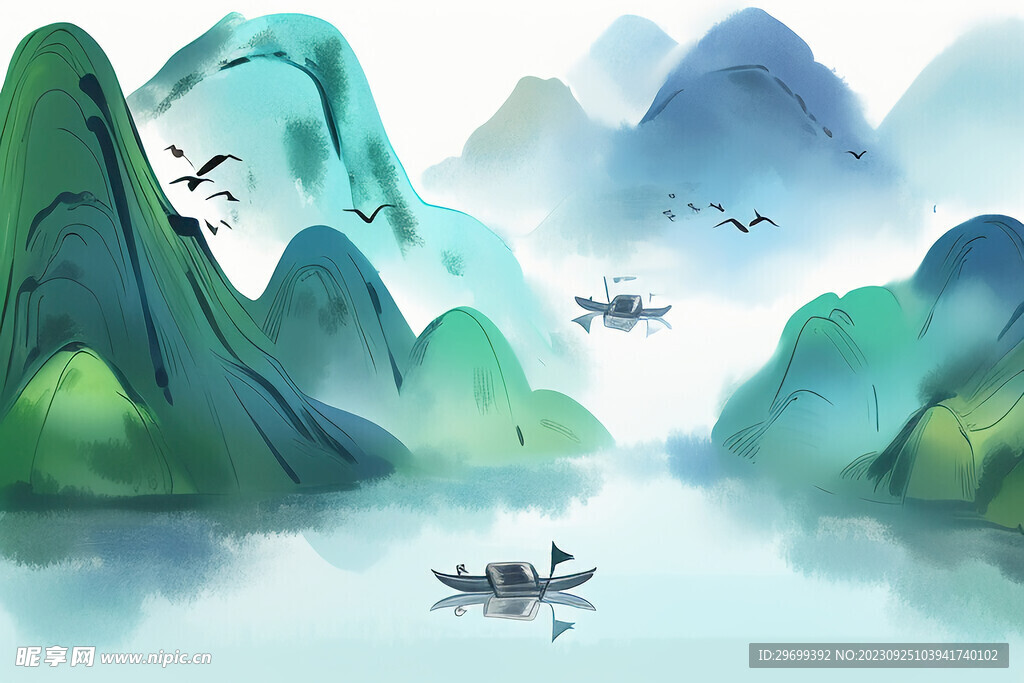 山水画