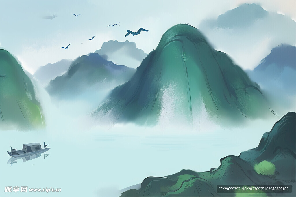 山水画