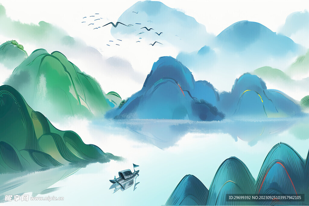 山水画