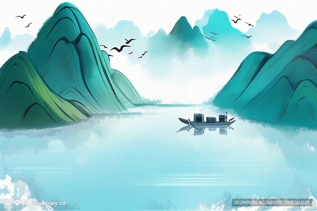 山水画