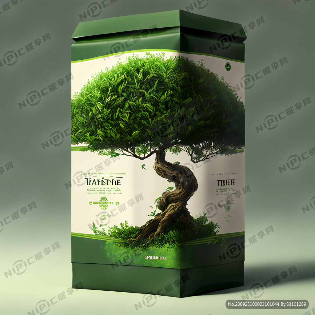 茶树 包装 绿色