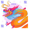 中国龙形图案         