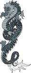 中国龙形图案         