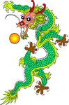 中国龙形图案         