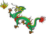 中国龙形图案         