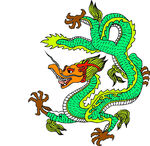 中国龙形图案         