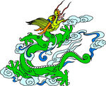 中国龙形图案         