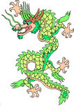中国龙形图案         