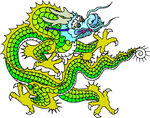 中国龙形图案         