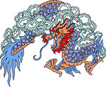 中国龙形图案         