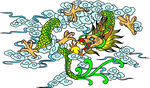 中国龙形图案         