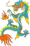 中国龙形图案         