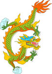 中国龙形图案         