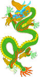 中国龙形图案         