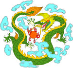 中国龙形图案         