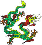 中国龙形图案         