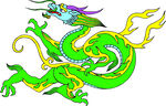 中国龙形图案         