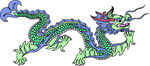 中国龙形图案         