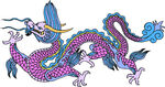 中国龙形图案         