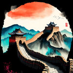 中国古代，长安城，大场景