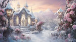 雪中城堡
