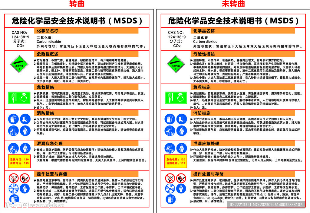 二氧化碳 MSDS 安全技术