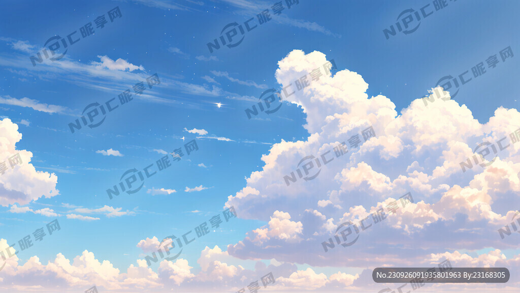 天安天空背景