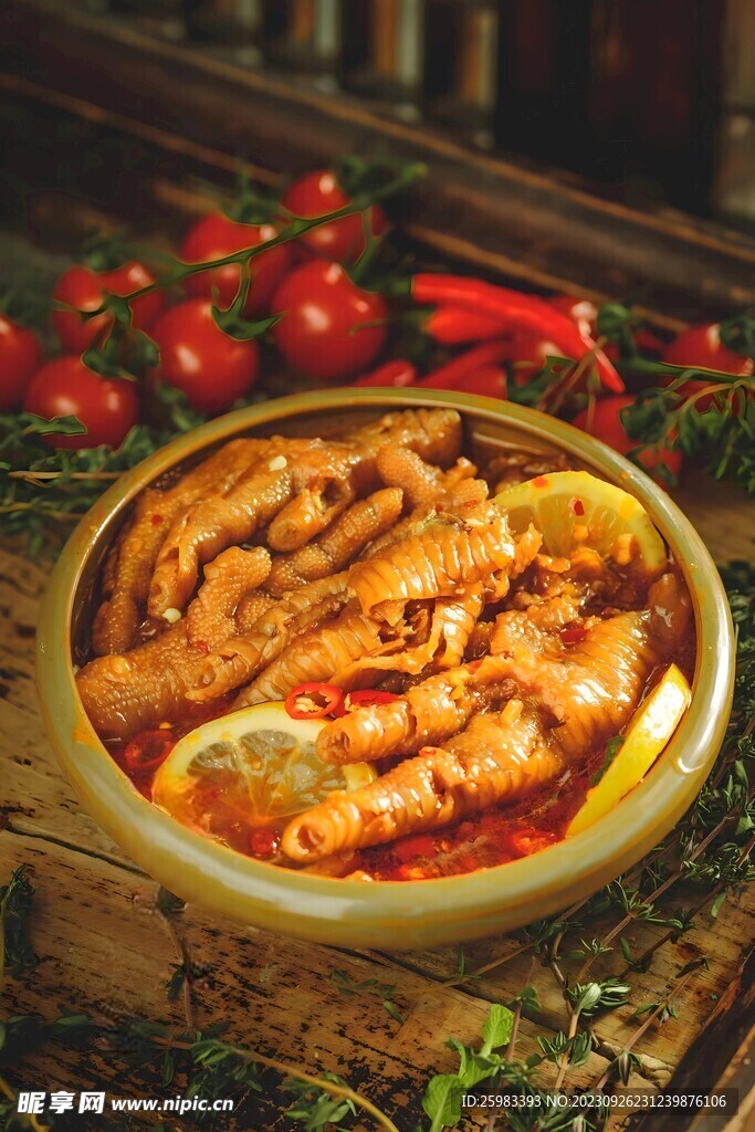 卤鸡爪