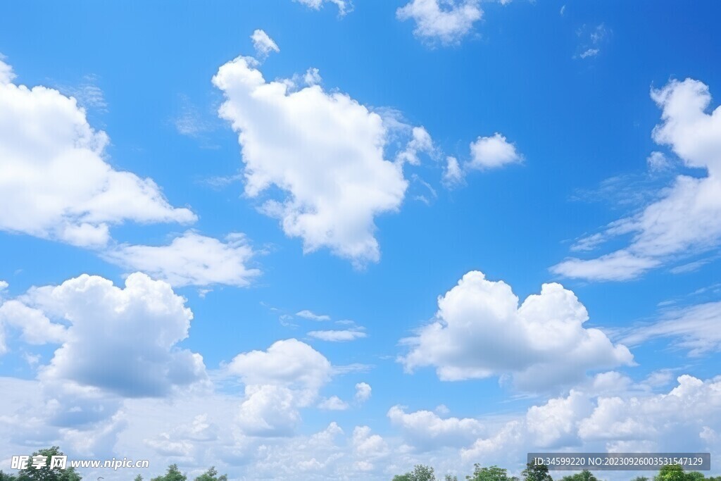 蓝天白云 