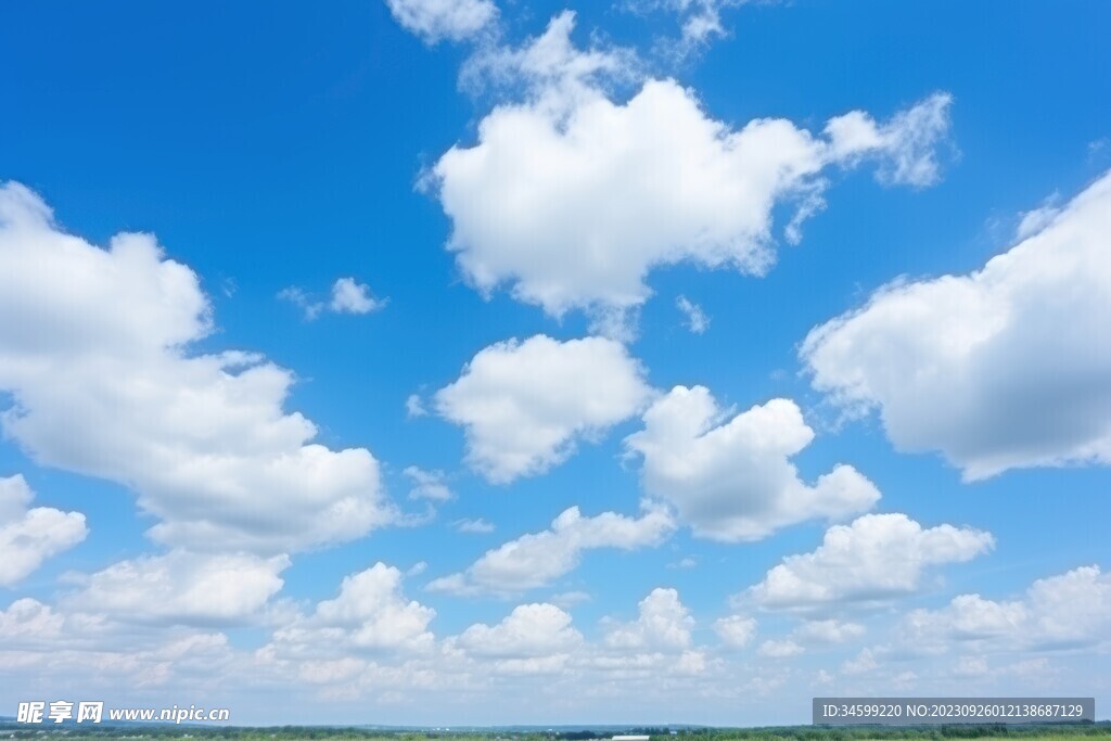 蓝天白云