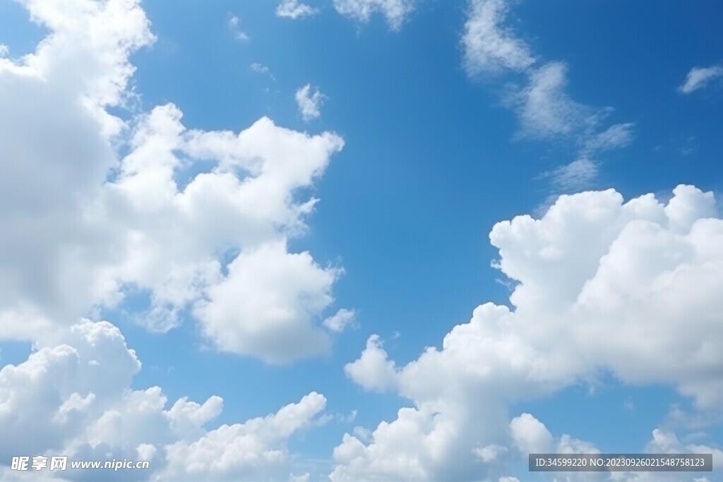 蓝天白云 