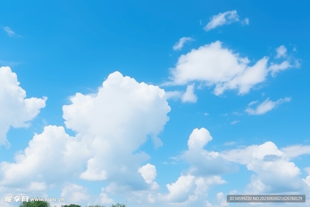 蓝天白云 